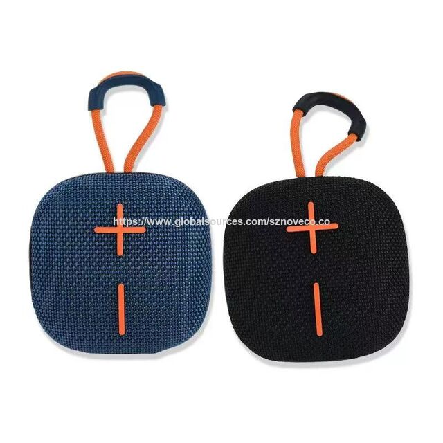 Mini Altavoz Inalámbrico Portátil de Tela de Alta Calidad con Larga Duración de Batería y Luz LED RGB para Deportes al Aire Libre