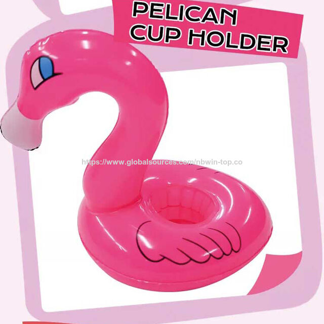 PVC Getränkehalter Einhorn, aufblasbarer Getränkehalter, Pool Getränkehalter