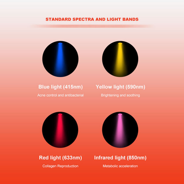 Máquina de Belleza LED PDT de 7 Colores - Terapia para Acné y Arrugas