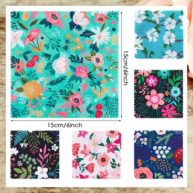 Vente en gros Logo personnalisé 15*15cm Microfibre Lunettes de soleil Lunettes Chiffon de nettoyage Doux Réutilisable Carré Motif Produit d'entretien des lunettes