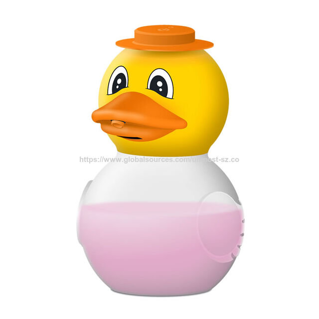 Conjuntos de presente para bebê de fábrica com 38 anos, dispensador de sabonete higienizador de pato de desenho animado para bebês e crianças, presente de brinquedo inovador, dispensador fofo