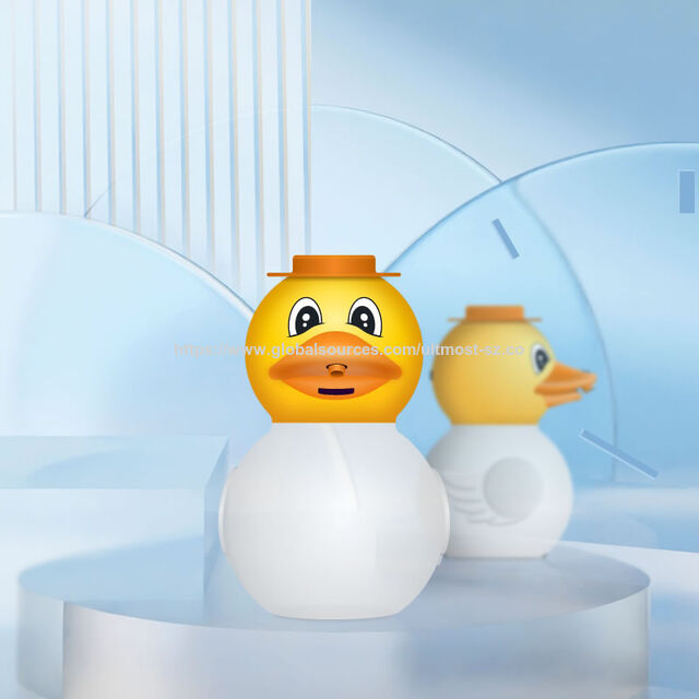 Conjuntos de presente para bebê de fábrica com 38 anos, dispensador de sabonete higienizador de pato de desenho animado para bebês e crianças, presente de brinquedo inovador, dispensador fofo