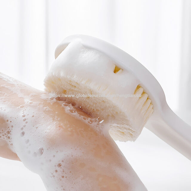 Nuevo Juego de Cepillos de Baño de Mango Largo de Venta Caliente, Cepillo Exfoliante para la Espalda, Cepillo de Limpieza para la Espalda, Baño