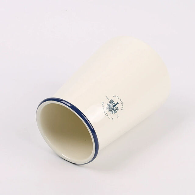 1,1L Emaille Kaffeekanne Krug Blumenvase, Vintage Wasserkrug Kessel für Küche & Wohnkultur, FDA LFGB Geprüfter OEM
