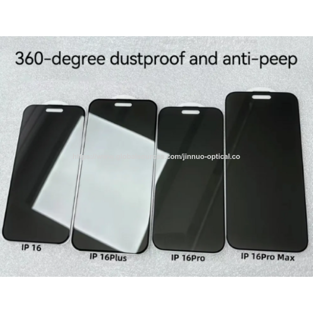 Protector de Pantalla de Privacidad para iPhone 15/16: Vidrio Templado 9H, Antireflejos, Cobertura Total