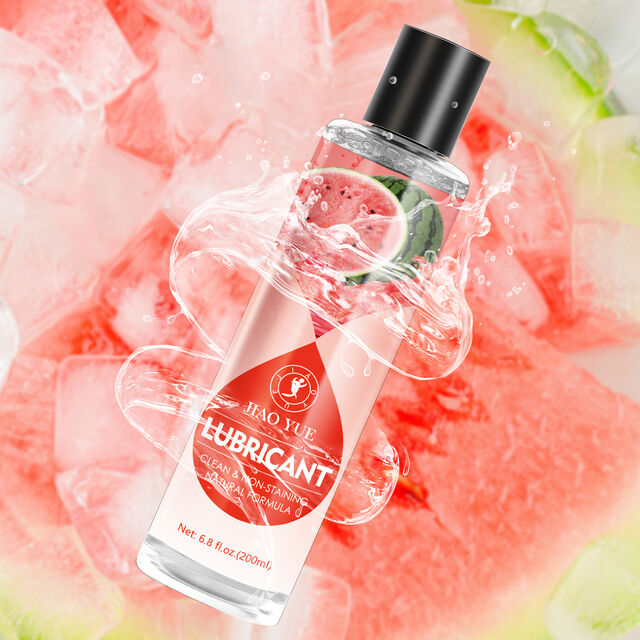 Gleitmittel auf Wasserbasis - Wassermelonengeschmack/Duft, langanhaltend & nicht klebrig