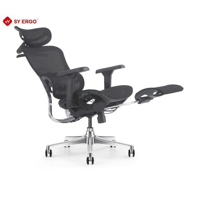 Chaise de Bureau Ergonomique Confortable à Dossier Haut avec Roulettes PU, Design Pivotant en Maille, Certifiée BIFMA Niveau 3 pour le Gaming et l'Usage Professionnel