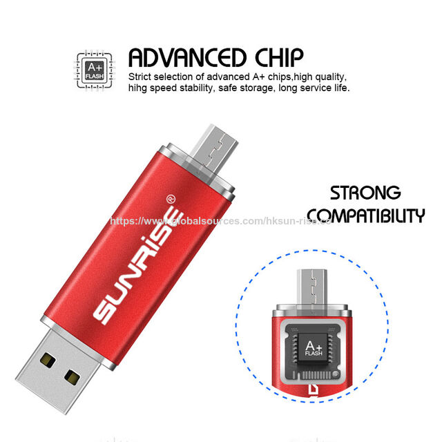Memoria USB OTG 2 en 1 USB 3.0, 128GB 64GB 32GB 16GB, Pendrive de alta velocidad