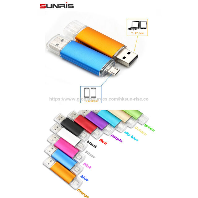 Memoria USB OTG 2 en 1 USB 3.0, 128GB 64GB 32GB 16GB, Pendrive de alta velocidad
