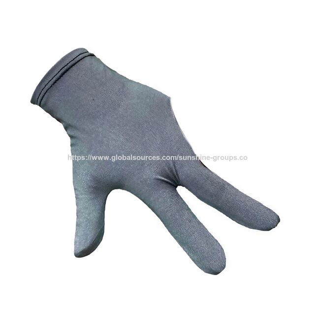 Guantes de billar profesionales para sala de billar, transpirables, delgados, de alta gama, para hombres y mujeres, guantes de tres dedos para mano izquierda y derecha, yo-yo