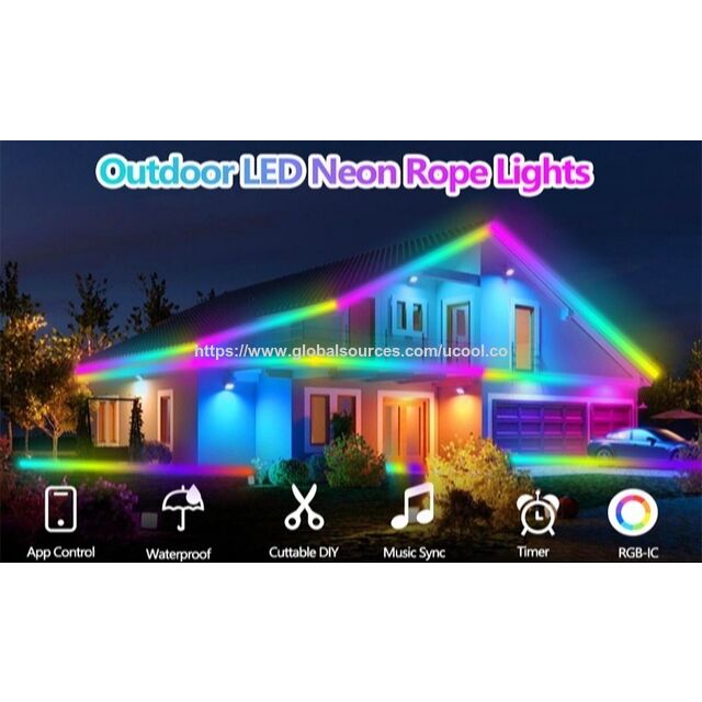 DC5V High Quality Home Decoration Strip Lights LED RGBW Colourful Strip Lights Festive Ambient Lights Strip for outdoor neon