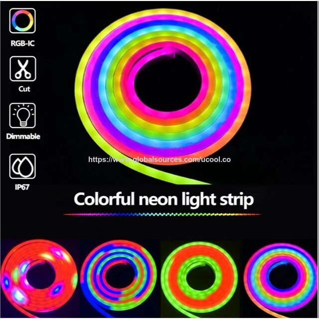 DC5V High Quality Home Decoration Strip Lights LED RGBW Colourful Strip Lights Festive Ambient Lights Strip for outdoor neon