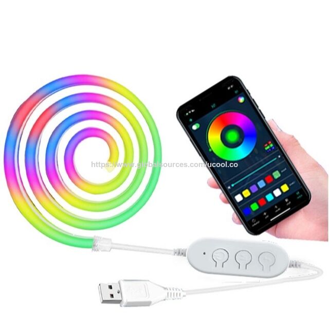 DC5V High Quality Home Decoration Strip Lights LED RGBW Colourful Strip Lights Festive Ambient Lights Strip for outdoor neon