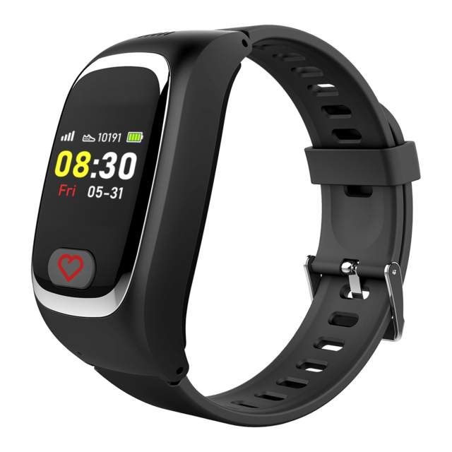 2G SOS GPS Temperaturmessung Wasserdichtes Armband Health Smart Watch API