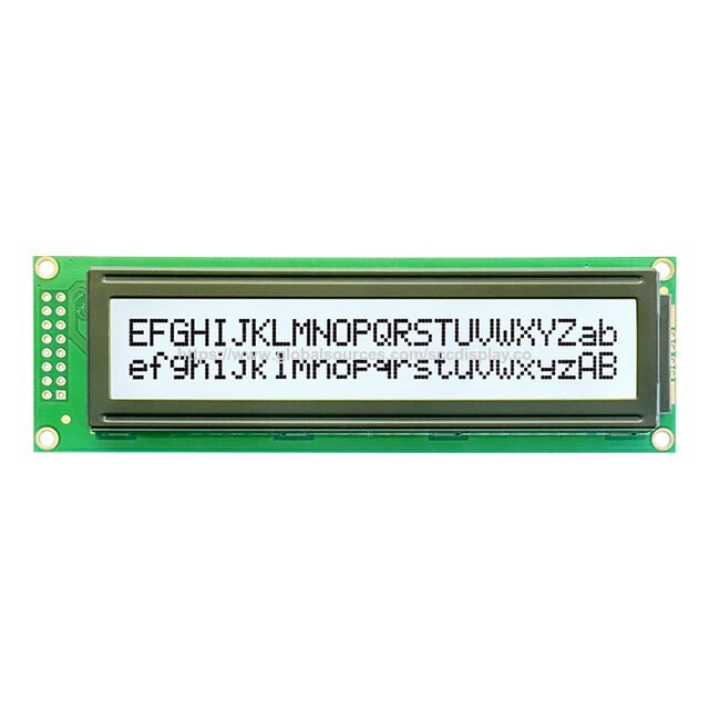 Alphanumerisches LCD-Modul, 24 * 2 Zeilen, FSTN weißer Hintergrund schwarzer Text, 5.0V oder 3V Stromversorgung, Mono-LCD im Großhandel