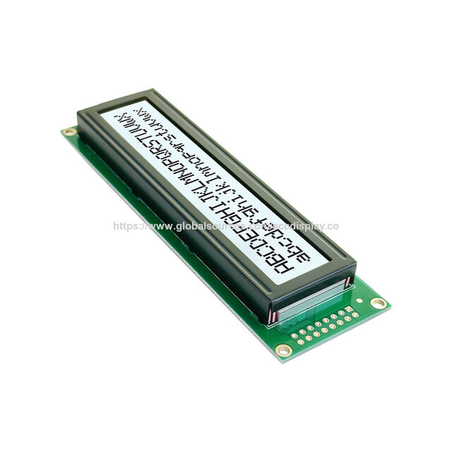 Alphanumerisches LCD-Modul, 24 * 2 Zeilen, FSTN weißer Hintergrund schwarzer Text, 5.0V oder 3V Stromversorgung, Mono-LCD im Großhandel