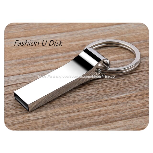 Hochwertiger USB 3.0 Metall-Flash-Drive 8/16/32GB Wasserdichter USB-Stick 64GB 128GB Speichersticks mit Schlüsselring