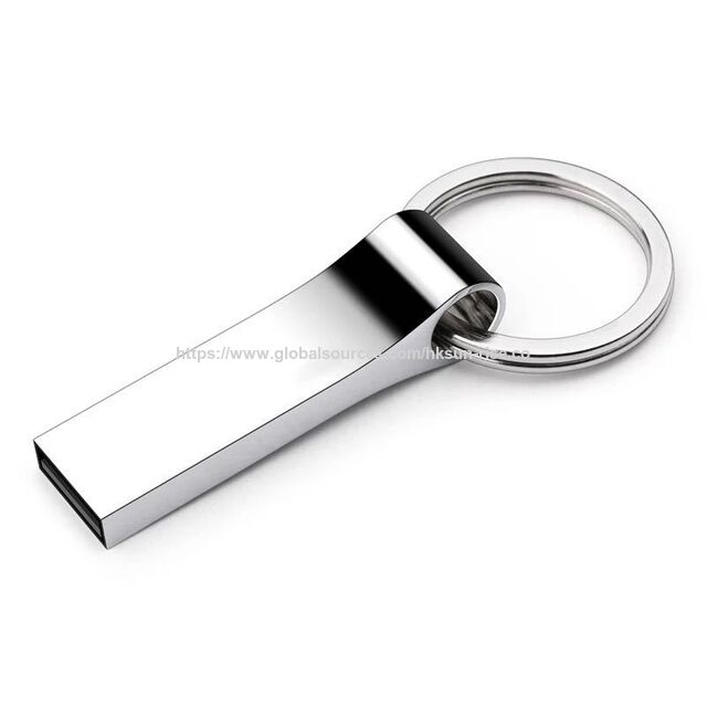 Hochwertiger USB 3.0 Metall-Flash-Drive 8/16/32GB Wasserdichter USB-Stick 64GB 128GB Speichersticks mit Schlüsselring