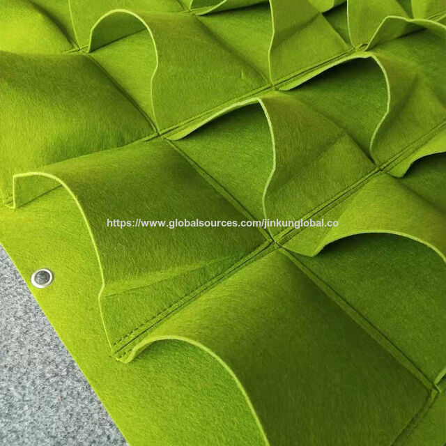Home Use Hanging Vertical Garden Wall Planter Kit with Felt Hanger and Wall Pockets Garden Supplies for Plant Growing