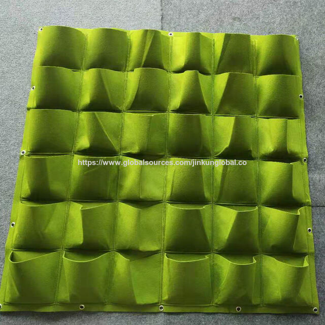 Home Use Hanging Vertical Garden Wall Planter Kit with Felt Hanger and Wall Pockets Garden Supplies for Plant Growing