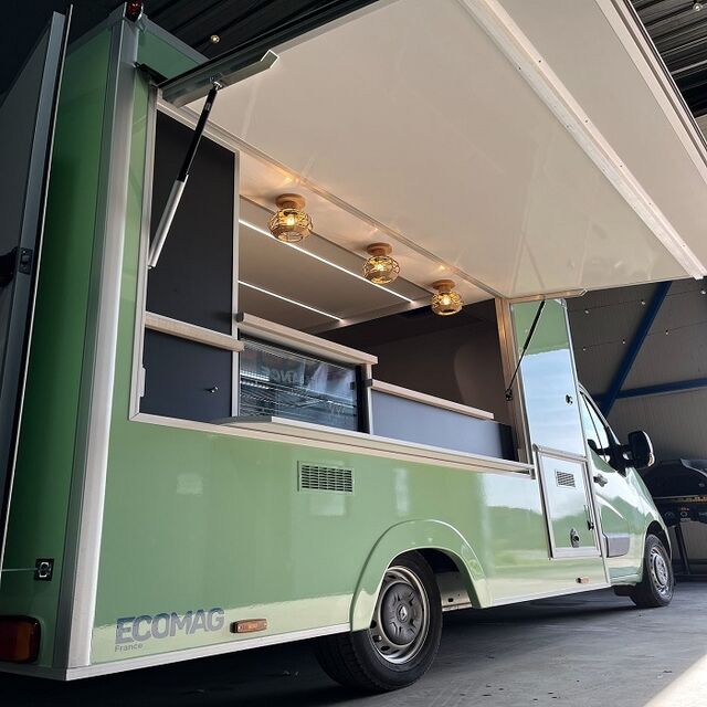 Venta al por mayor de camiones de comida móviles a la venta en Austria, camión de comida rápida usado, remolque, carrito de comida