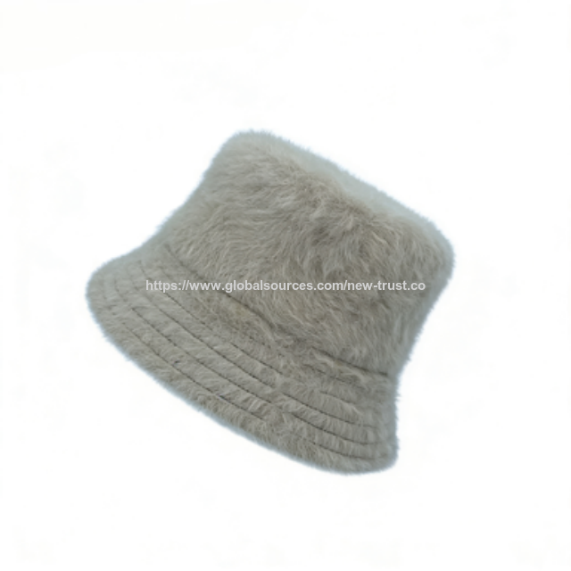 Sombrero de pescador de piel sintética al por mayor para mujeres y hombres - Gorro de invierno cálido y esponjoso, sombrero unisex de felpa suave y moderno para clima frío