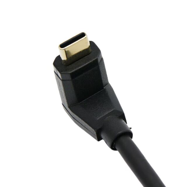 Cable de Datos Micro USB de Alta Velocidad con Ángulo Recto de 90 Grados y Blindaje de Cobre Estañado para Gaming Android