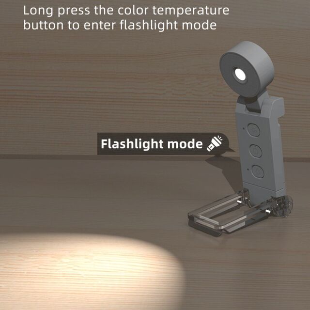 USB Rechargeable LED Book Light - Clip On Reading Lamp