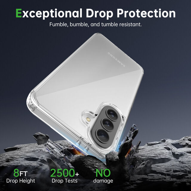 Coque de téléphone portable transparente haut de gamme en TPU+PC, anti-jaunissement, anti-rayures et protection contre les chutes pour Samsung A37, en promotion !