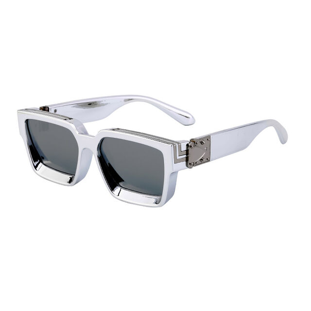Gafas de sol estilo millonario, gafas de sol cuadradas de alta gama para hombres y mujeres, estilo transfronterizo de moda.