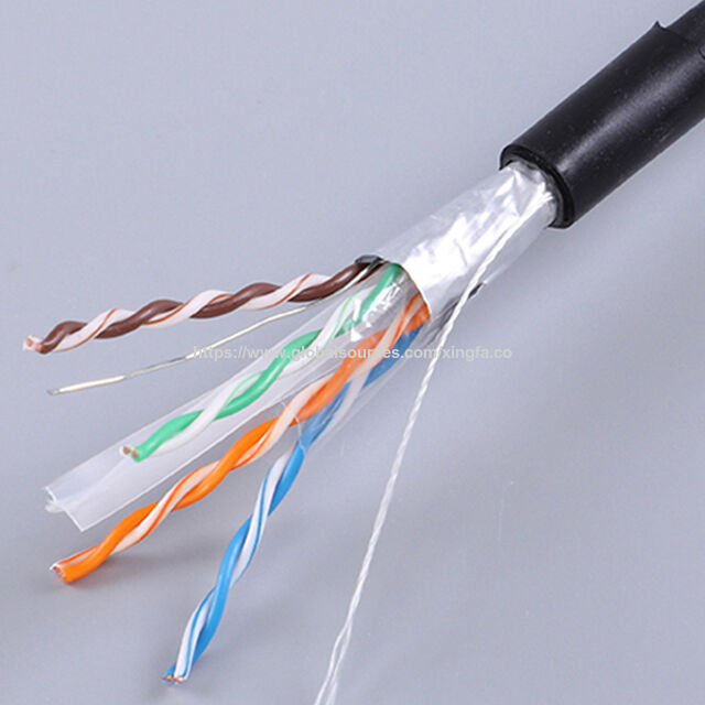 Cabo de rede LAN Cat6 de cobre mais barato da China, cabo de comunicação, cabo Ethernet com CPR
