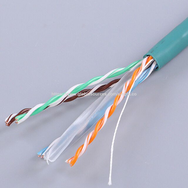 Cabo de rede LAN Cat6 de cobre mais barato da China, cabo de comunicação, cabo Ethernet com CPR