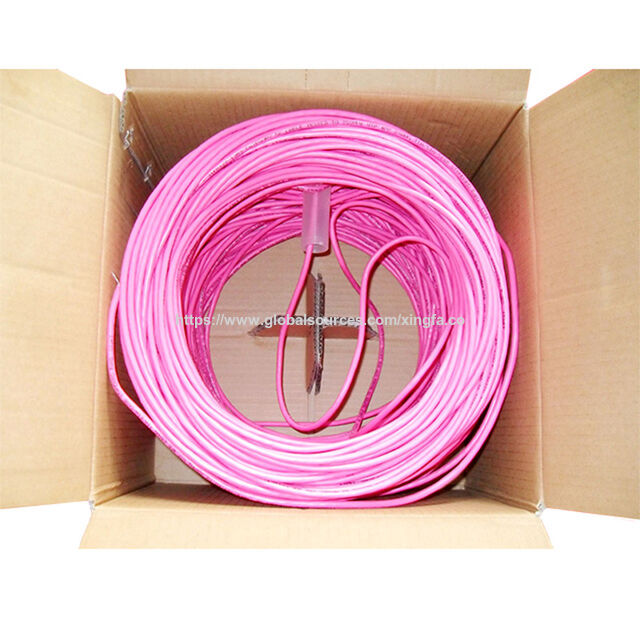 Cabo de rede LAN Cat6 de cobre mais barato da China, cabo de comunicação, cabo Ethernet com CPR