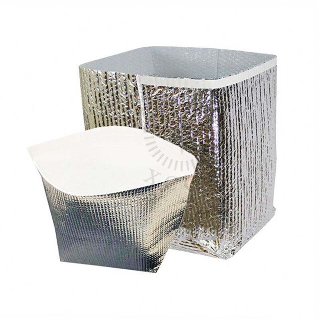 Wholesale Thermal Mailer Bag Cold Shipping Cooler Pouch Insulated Box Liner Foil Bubble Foam Shipping Envelope for Frozen Food