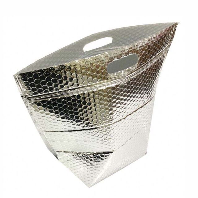 Wholesale Thermal Mailer Bag Cold Shipping Cooler Pouch Insulated Box Liner Foil Bubble Foam Shipping Envelope for Frozen Food