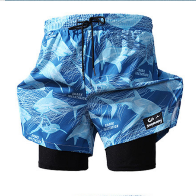 Pantalones Cortos de Playa Personalizables al por Mayor de Secado Rápido, Traje de Baño de Poliéster, Pantalones Cortos de Playa, Pantalones Casuales para Hombre