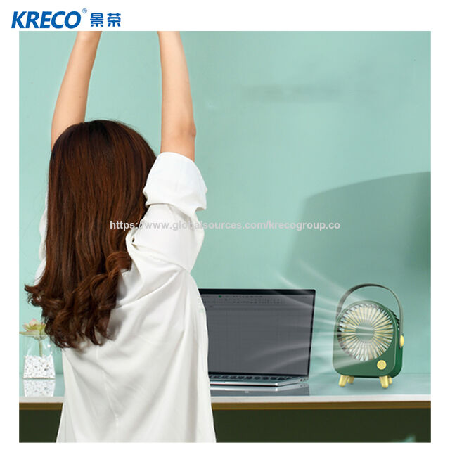 Ventilateur de cou, ventilateur rechargeable USB, mini ventilateur, KRE-KPF3186-2 - Vente en gros