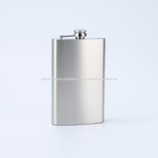 Garrafa de bolso em aço inoxidável para camping ao ar livre, cantil portátil para vinho branco