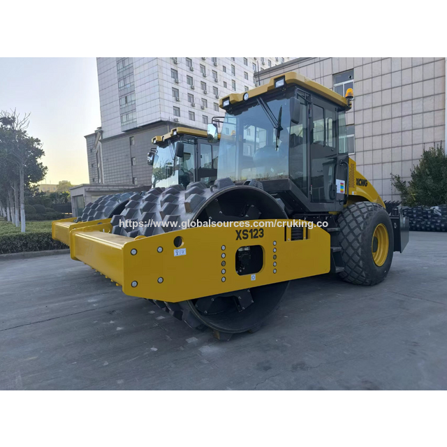 Xs123 12Ton Pemadat Konstruksi Roller Getaran Self-Propelled Motor Roller Getaran Self-Propelled Dijual
