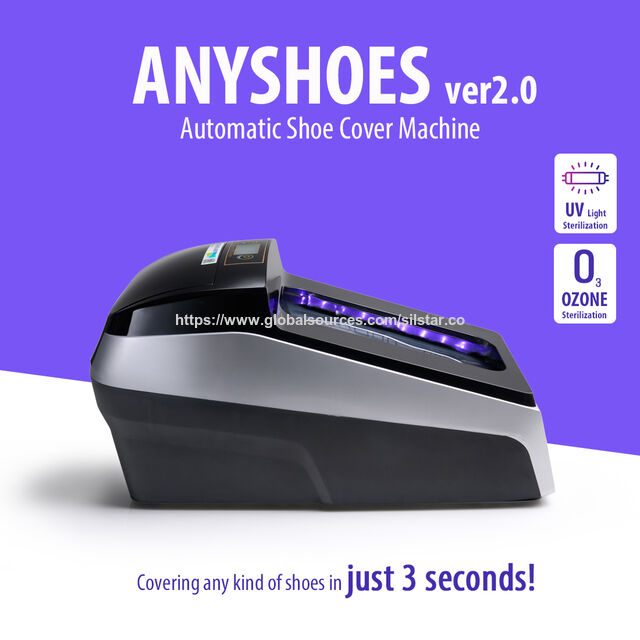 Distributeur de film de couvre-chaussures antidérapant pour une utilisation dans les usines, les zones d'emballage, les entrepôts et les salles blanches.