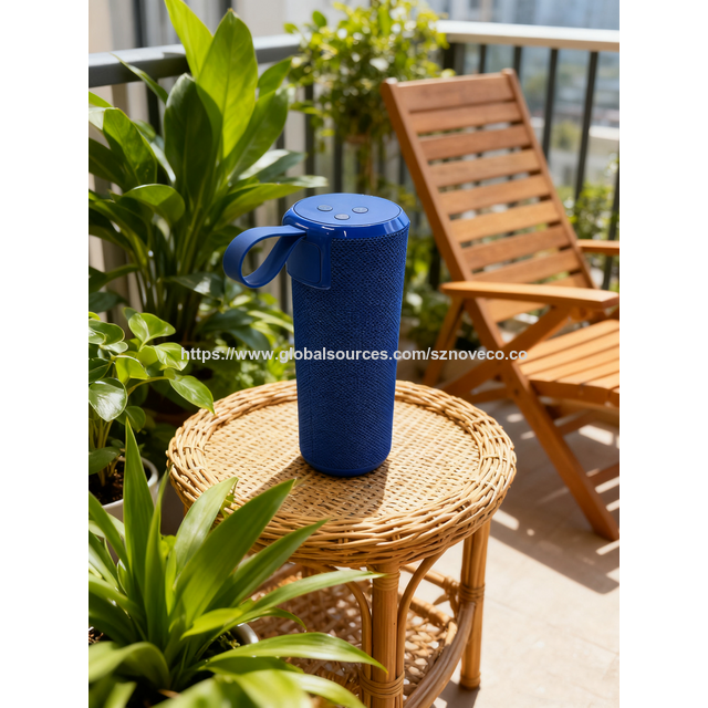 Altavoz inalámbrico portátil de tela de alta calidad con BT TF para deportes al aire libre, senderismo y camping