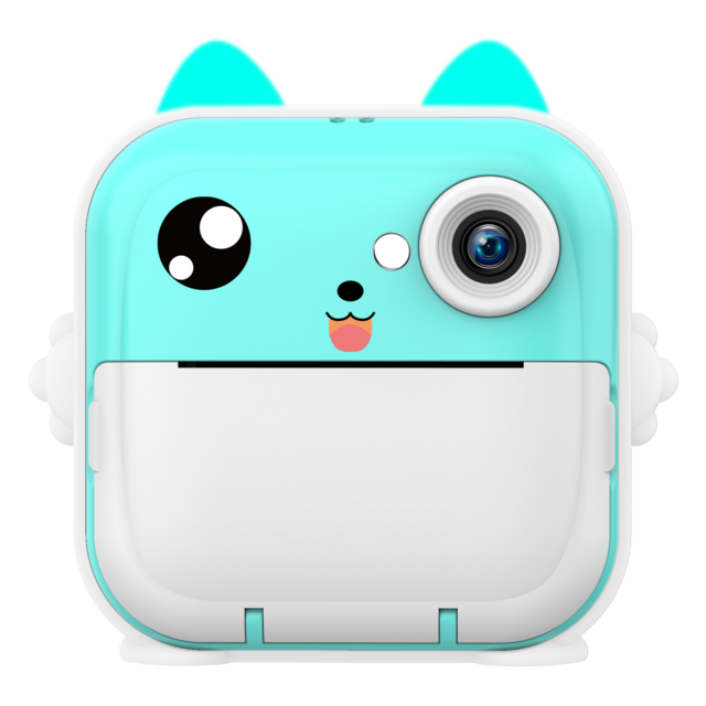 Kabellose 1080P Sofortbildkamera für Kinder mit 2,4-Zoll-IPS-Display und 1200mAh Akku
