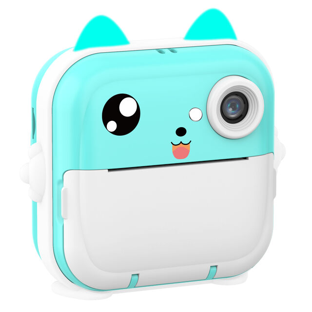 Kabellose 1080P Sofortbildkamera für Kinder mit 2,4-Zoll-IPS-Display und 1200mAh Akku