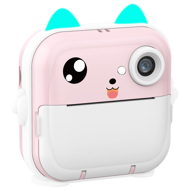 Kabellose 1080P Sofortbildkamera für Kinder mit 2,4-Zoll-IPS-Display und 1200mAh Akku