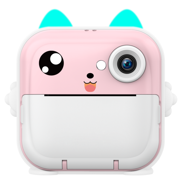 Kabellose 1080P Sofortbildkamera für Kinder mit 2,4-Zoll-IPS-Display und 1200mAh Akku