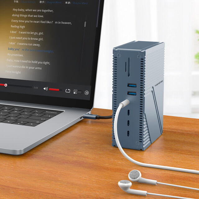 Nouvelle station d'accueil multifonctionnelle 14-EN-1 Thunderbolt 4 Type-C pour ordinateur portable de marque privée et usine OEM