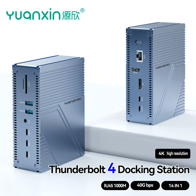 Nouvelle station d'accueil multifonctionnelle 14-EN-1 Thunderbolt 4 Type-C pour ordinateur portable de marque privée et usine OEM