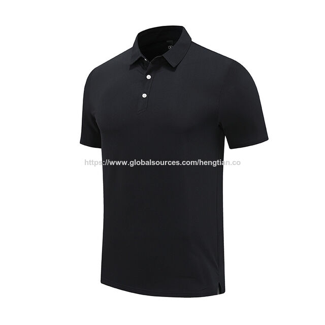 Golfbekleidung Herren Kurzarm Golf Poloshirt leichtes, einfarbiges Piqué-Strickpolo