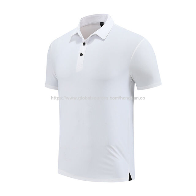 Golfbekleidung Herren Kurzarm Golf Poloshirt leichtes, einfarbiges Piqué-Strickpolo