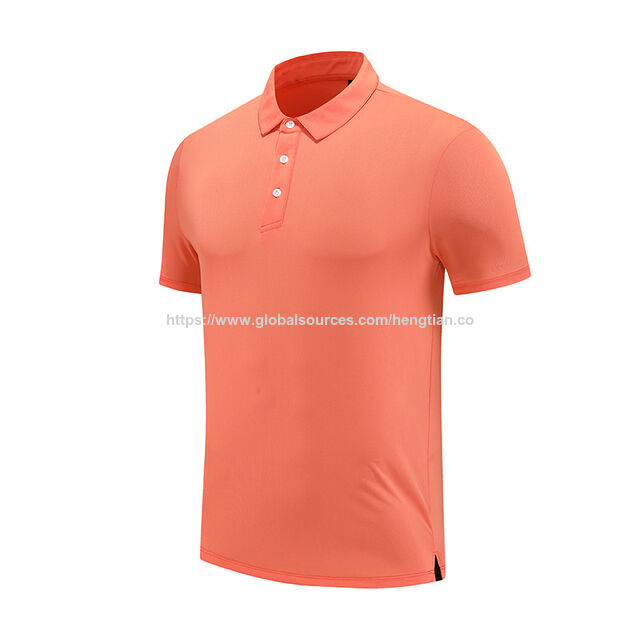 Golfbekleidung Herren Kurzarm Golf Poloshirt leichtes, einfarbiges Piqué-Strickpolo